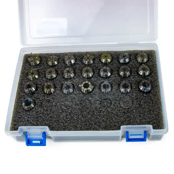 Tormach Toolholding - ER16 Collet Set 22 Pcs. - Inch - SKU 31688