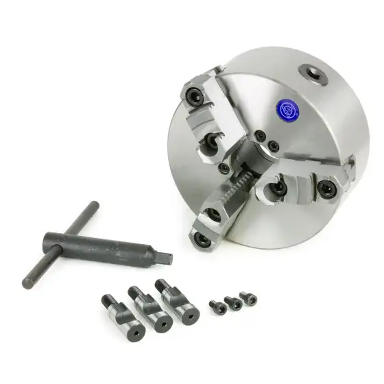 thumbnail image 2 of Shars 10" 3-Jaw Reversible Self-Centering Lathe Chuck – D1-8 Camlock Mount, 0.0039" TIR 2 of 6