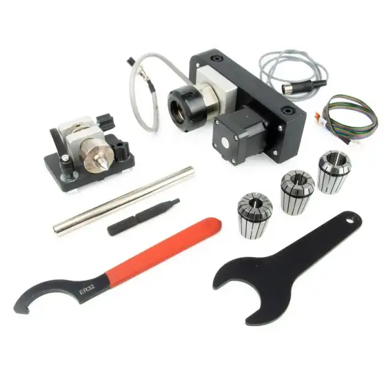 Tormach Router Upgrade - xsTECH Router 4th Axis Kit - SKU 50903