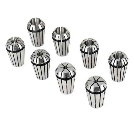 Tormach ER16 TSC Sealed Collet Set 8 Pcs. - Metric - SKU 51720