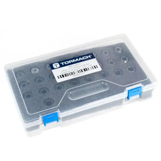 Tormach ER20 TSC Collet Set 25 Pcs. - Inch - SKU 52277