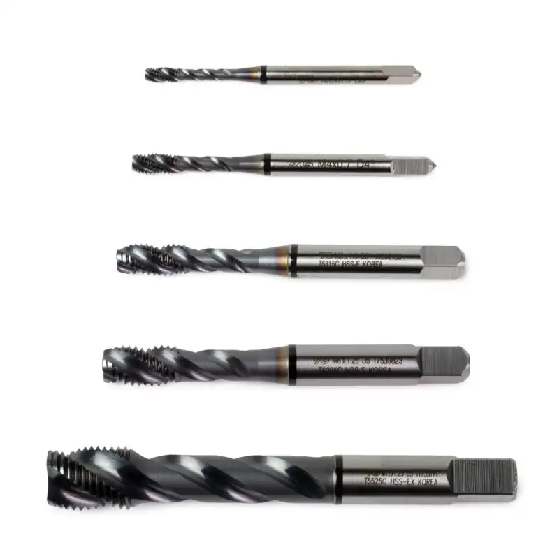 54952 - Metric Thread Spiral Flute Tap Set – TiCN-Coated