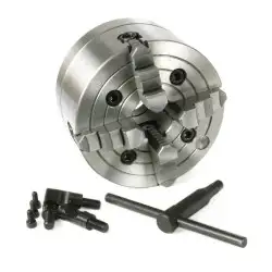 33336 - 4-Jaw Independent Reversible 6 in. Lathe Chuck (D1 Type Direct Mount)