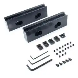 6 in. TalonGrip™ Vise Jaw Systems  - Mitee-Bite - Compatible with Tormach 4 in. and 5 in. vises