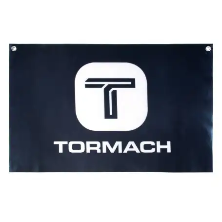 36 in. x 24 in. Satin Tormach Banner with Top Grommets