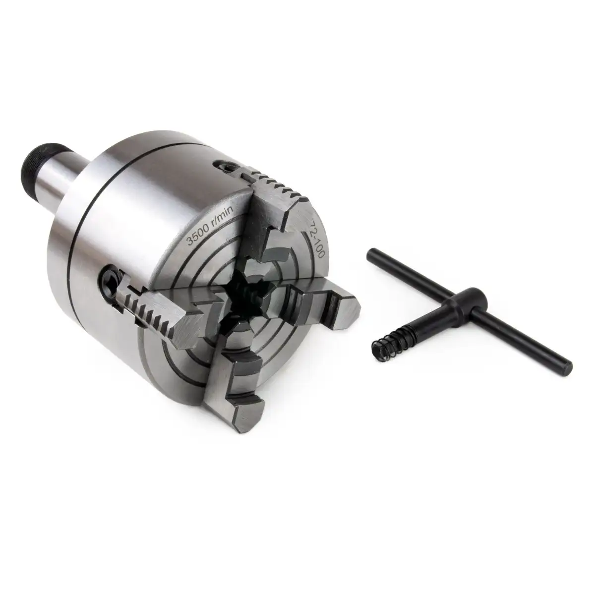 Tormach Workholding - 4 in. Precision 4-Jaw Chuck 5C Mount - SKU 50841