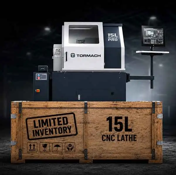バーターです。 Tormach 15L Slant-PRO CNC Lathe | Compact Slant-Bed Power